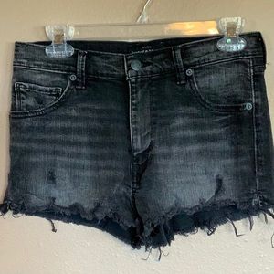 Lucky Brand black denim shorts. Size 4